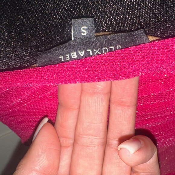 JLUXLABEL "Pink Alari One-Shoulder Maxi Dress" Size Small - Picture 12 of 12